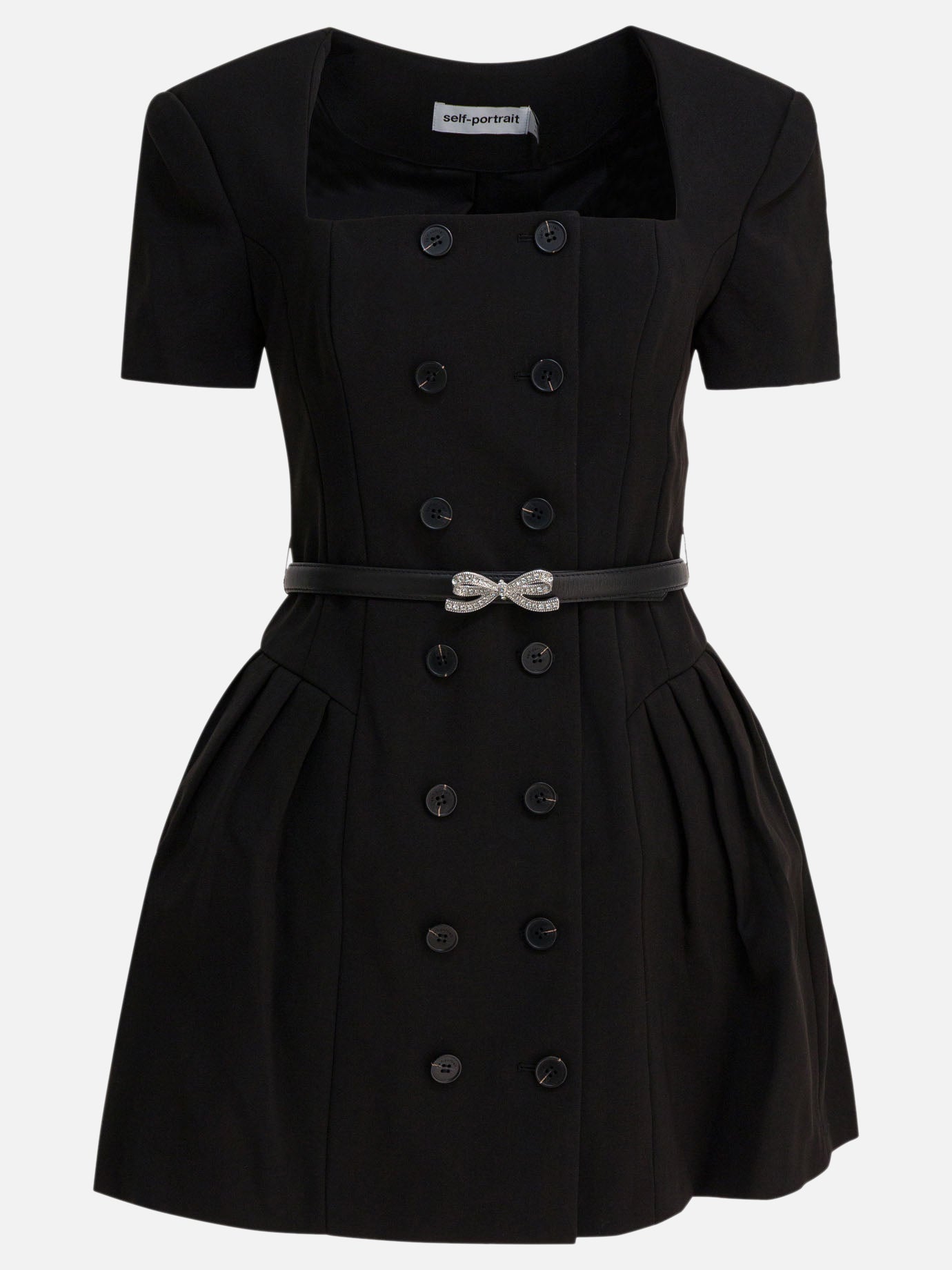 Abiti corti Solid colour  Nero - Self-portrait Donna | PDP | VIETTI Online Store | thumbnail
