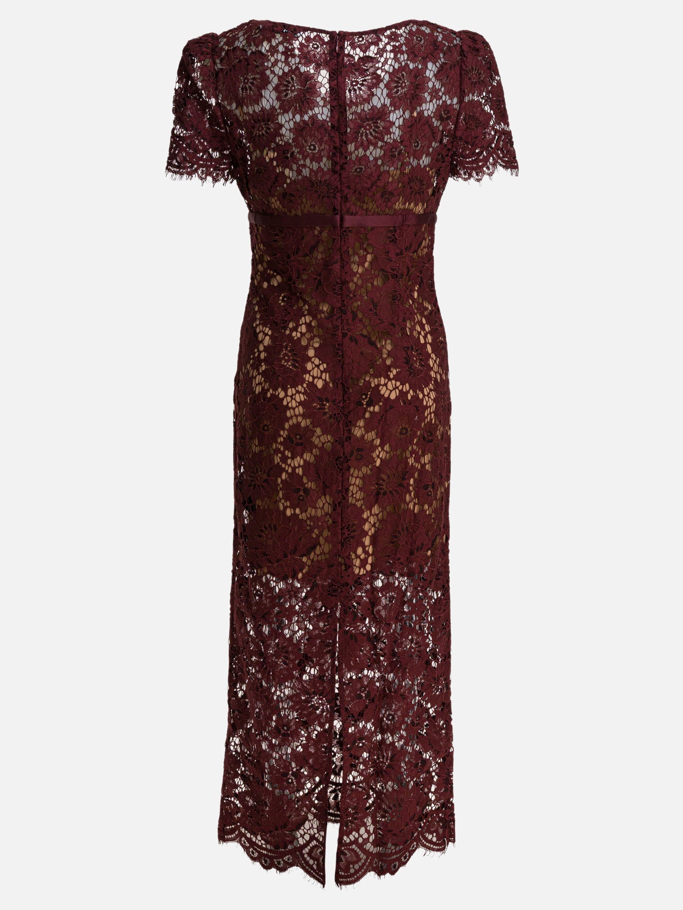 Abiti midi Solid colour  Bordeaux - Self-portrait Donna | PDP | VIETTI Online Store | thumbnail_2