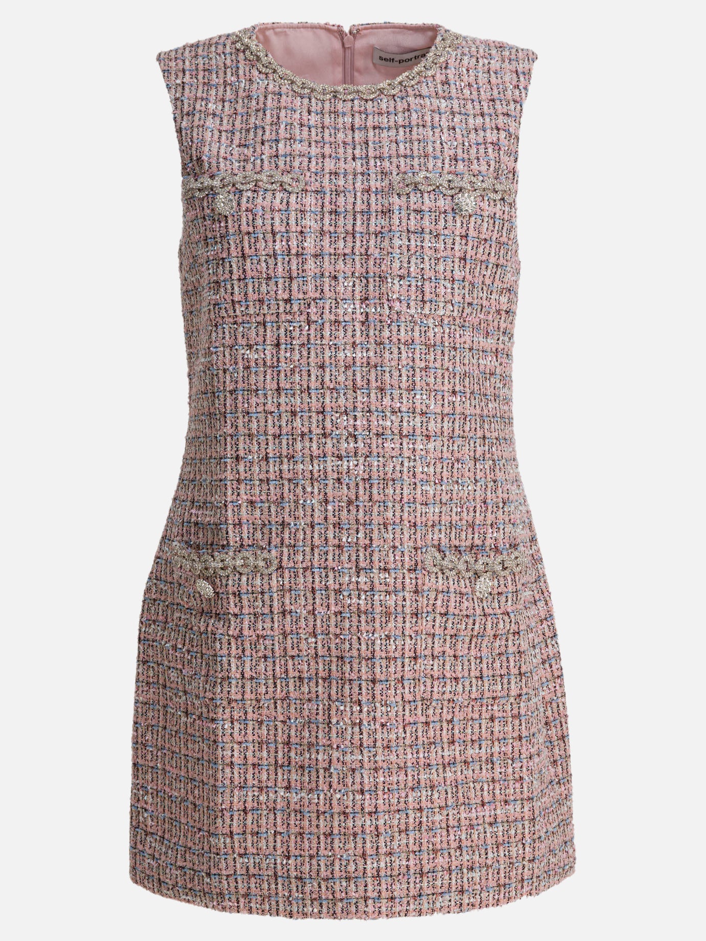 Abiti corti Tweed  Rosa - Self-portrait Donna | PDP | VIETTI Online Store | Zoom-Modal
