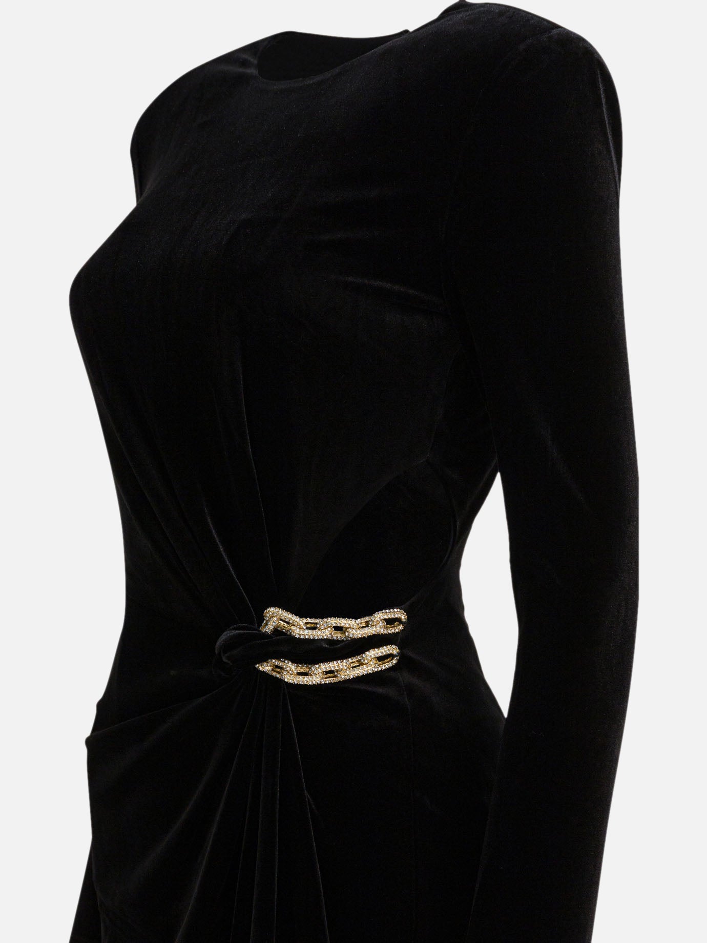 Midi dresses Solid colour  Black - Self-portrait Women | PDP | VIETTI Online Store | Zoom-Modal_4
