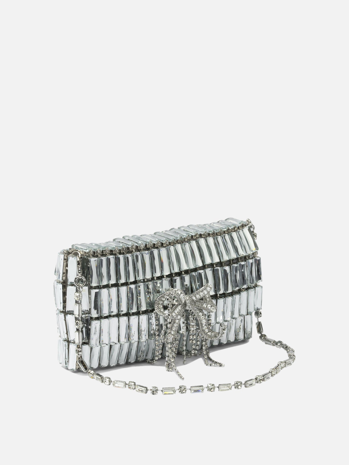 Mini bags 17x3x10 cm  Silver - Self-portrait Women | PDP | VIETTI Online Store | thumbnail_2