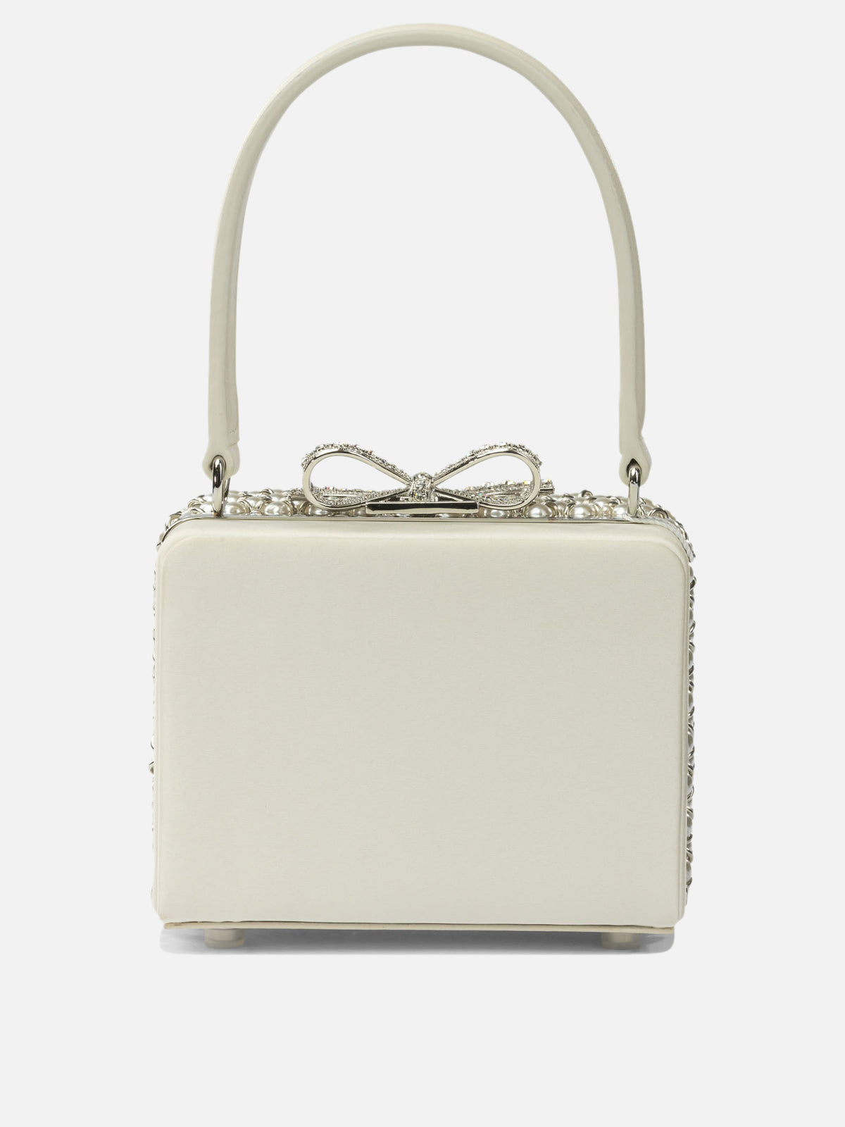 Self-portrait Borsa a mano con perle Beige - VIETTI