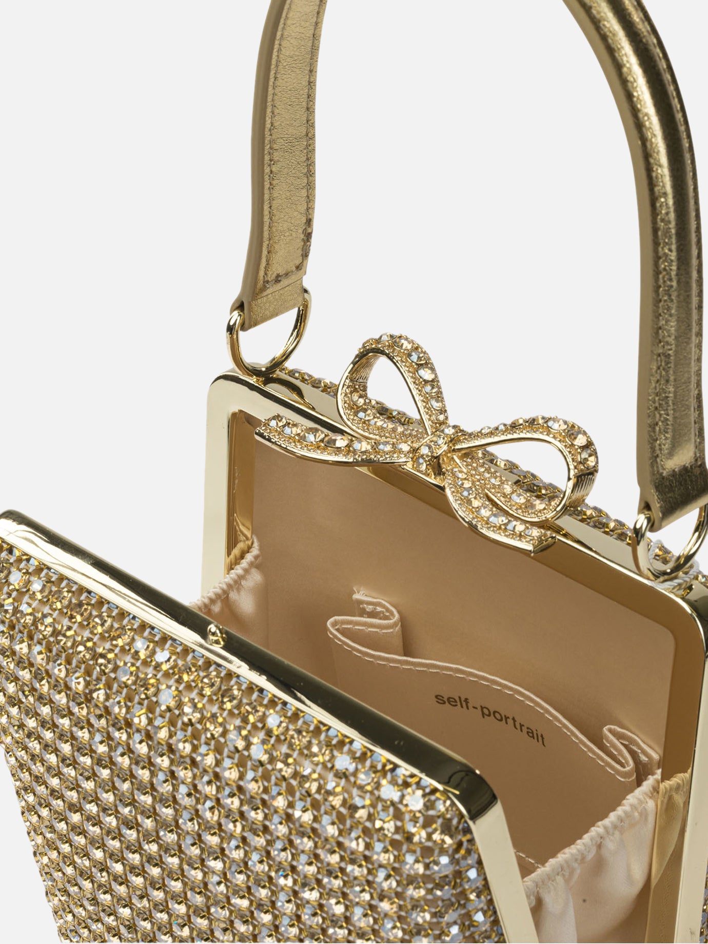 Borse mini 97% polyamide 3% elastane  Oro - Self-portrait Donna | PDP | VIETTI Online Store | Zoom-Modal_5
