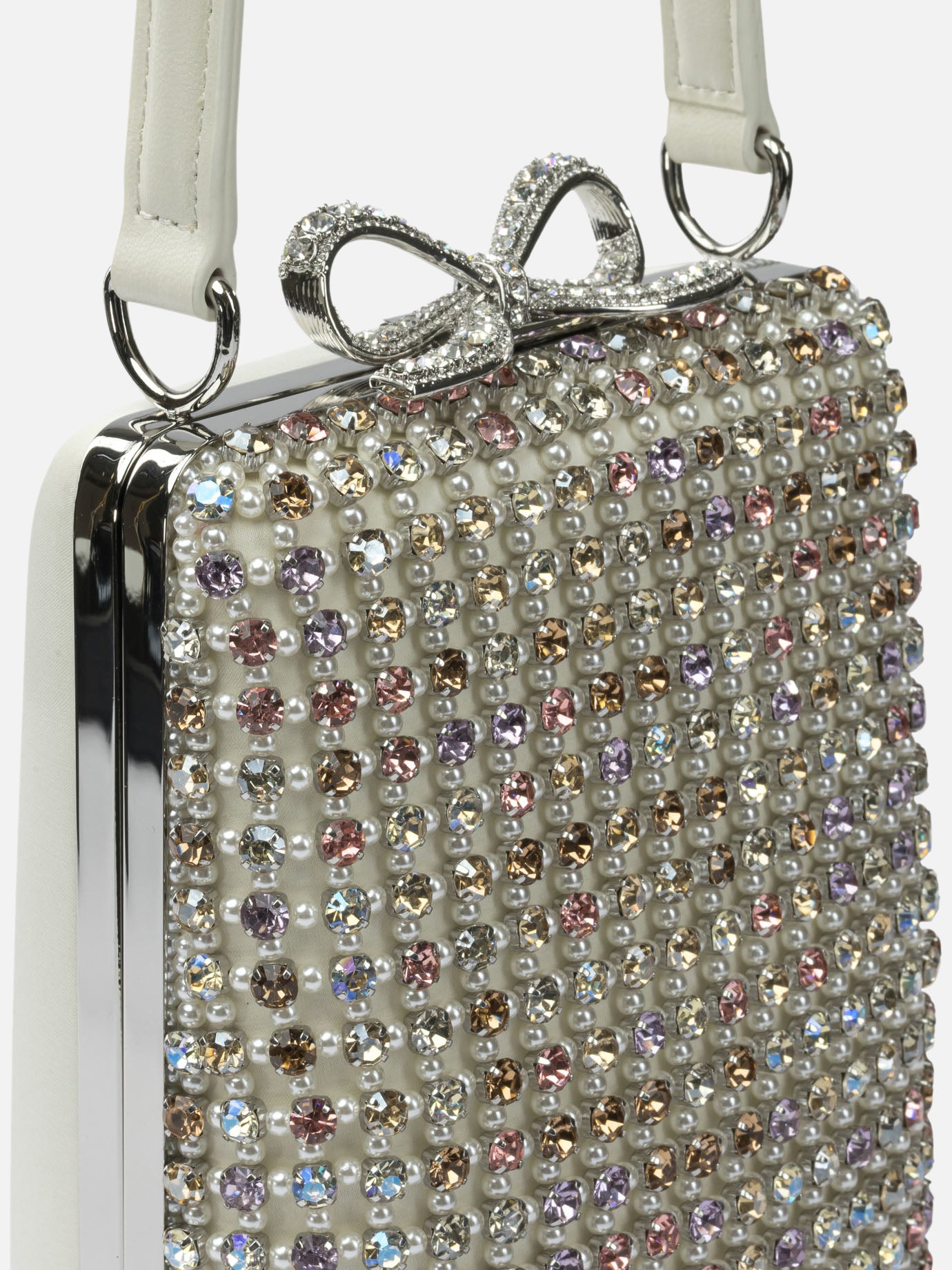 Borse mini 100% cow leather  Argento - Self-portrait Donna | PDP | VIETTI Online Store | Zoom-Modal_4
