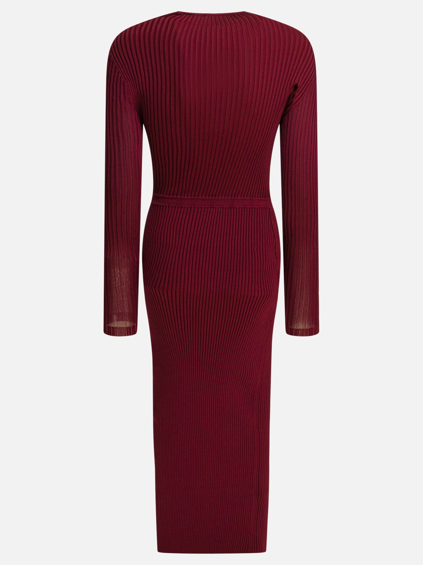 Abiti midi Solid colour  Bordeaux - Self-portrait Donna | PDP | VIETTI Online Store | thumbnail_2