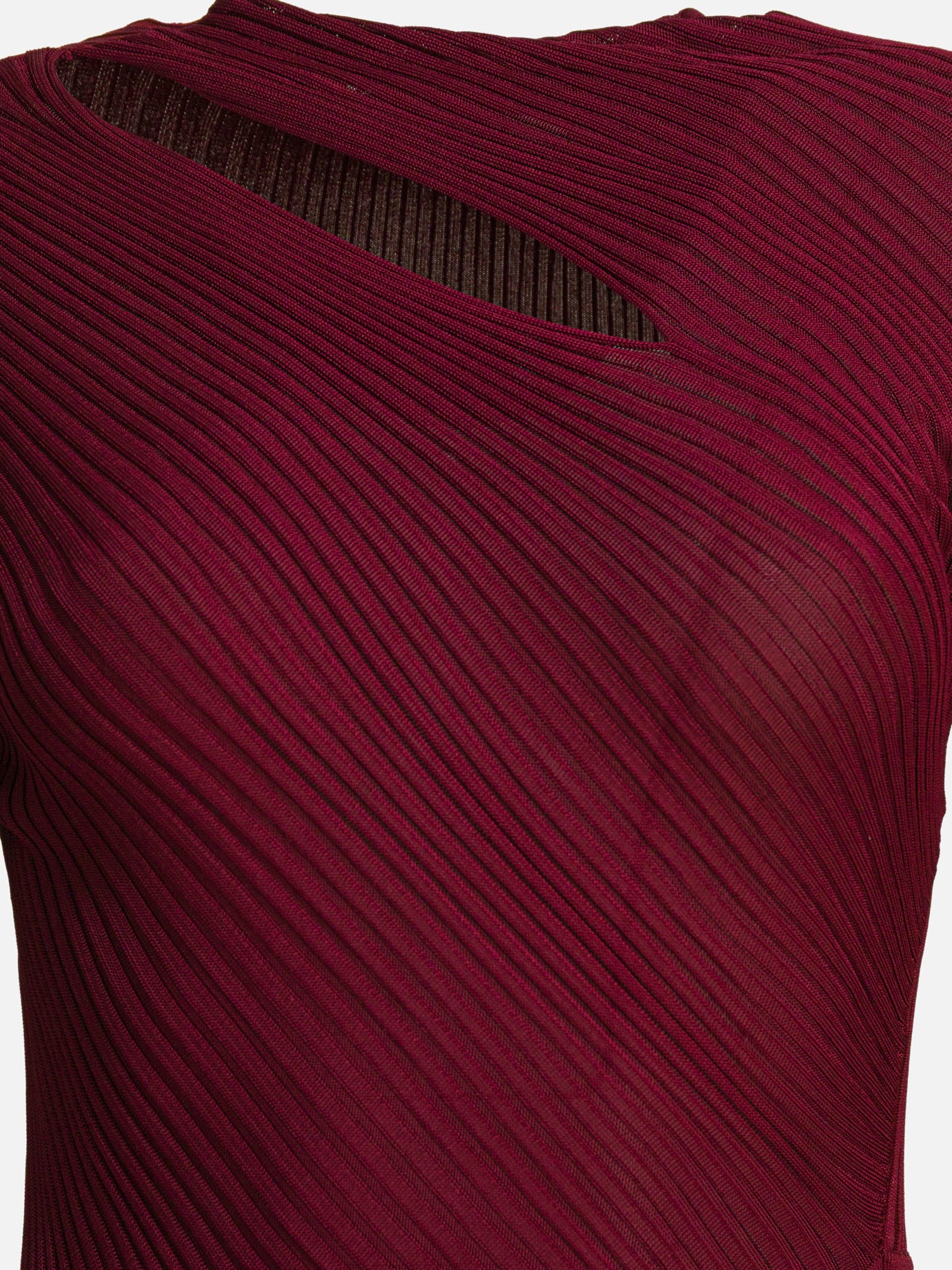 Abiti midi Solid colour  Bordeaux - Self-portrait Donna | PDP | VIETTI Online Store | thumbnail_3