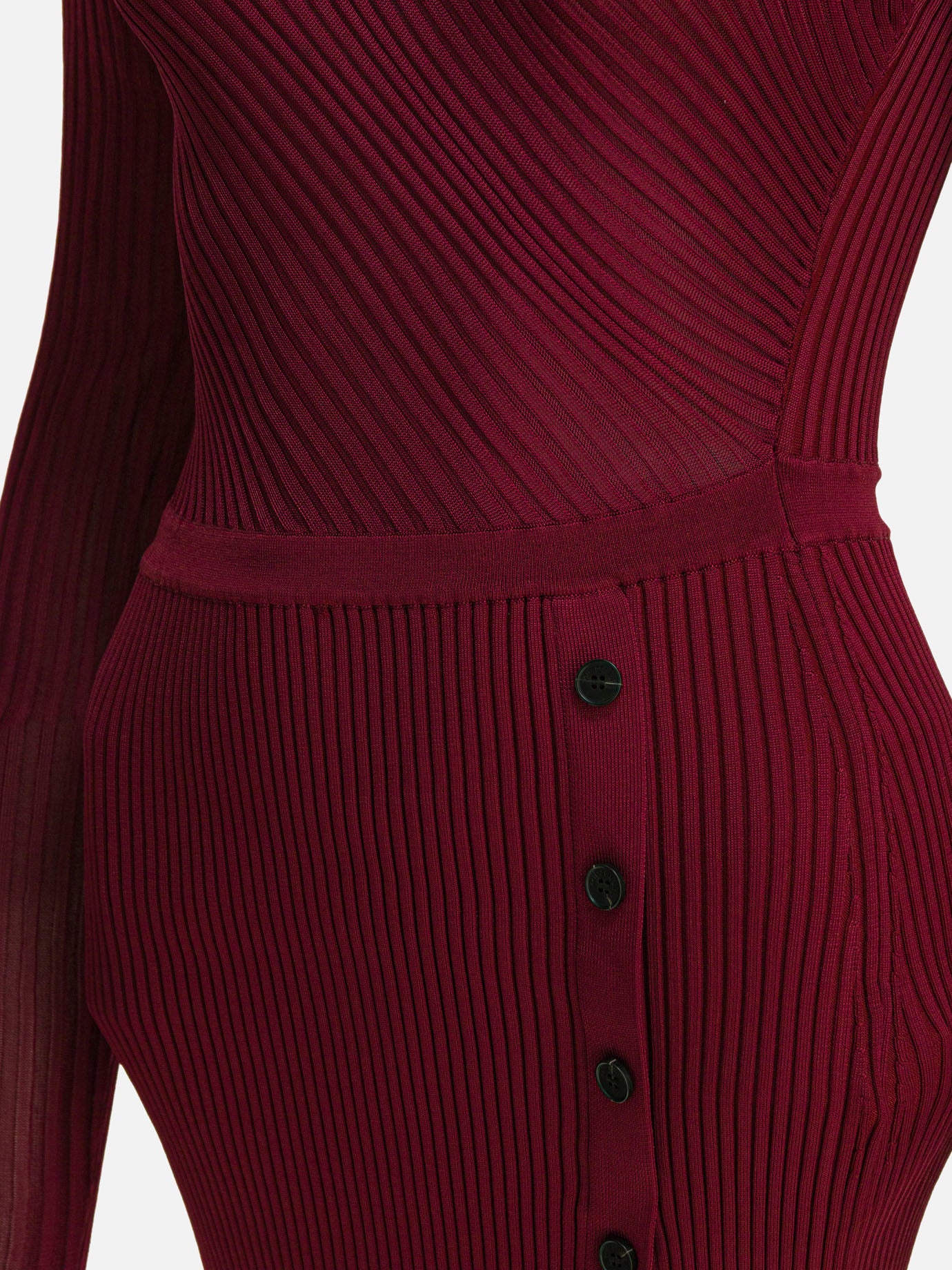 Abiti midi Solid colour  Bordeaux - Self-portrait Donna | PDP | VIETTI Online Store | thumbnail_4