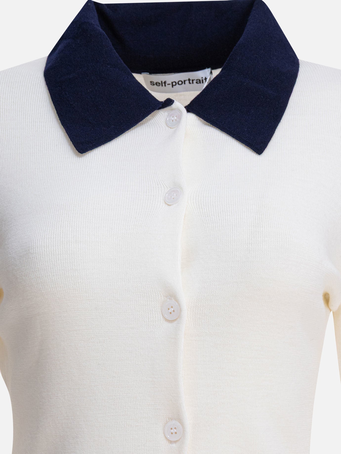 Cardigan Solid colour  Beige - Self-portrait Donna | PDP | VIETTI Online Store | Zoom-Modal_3
