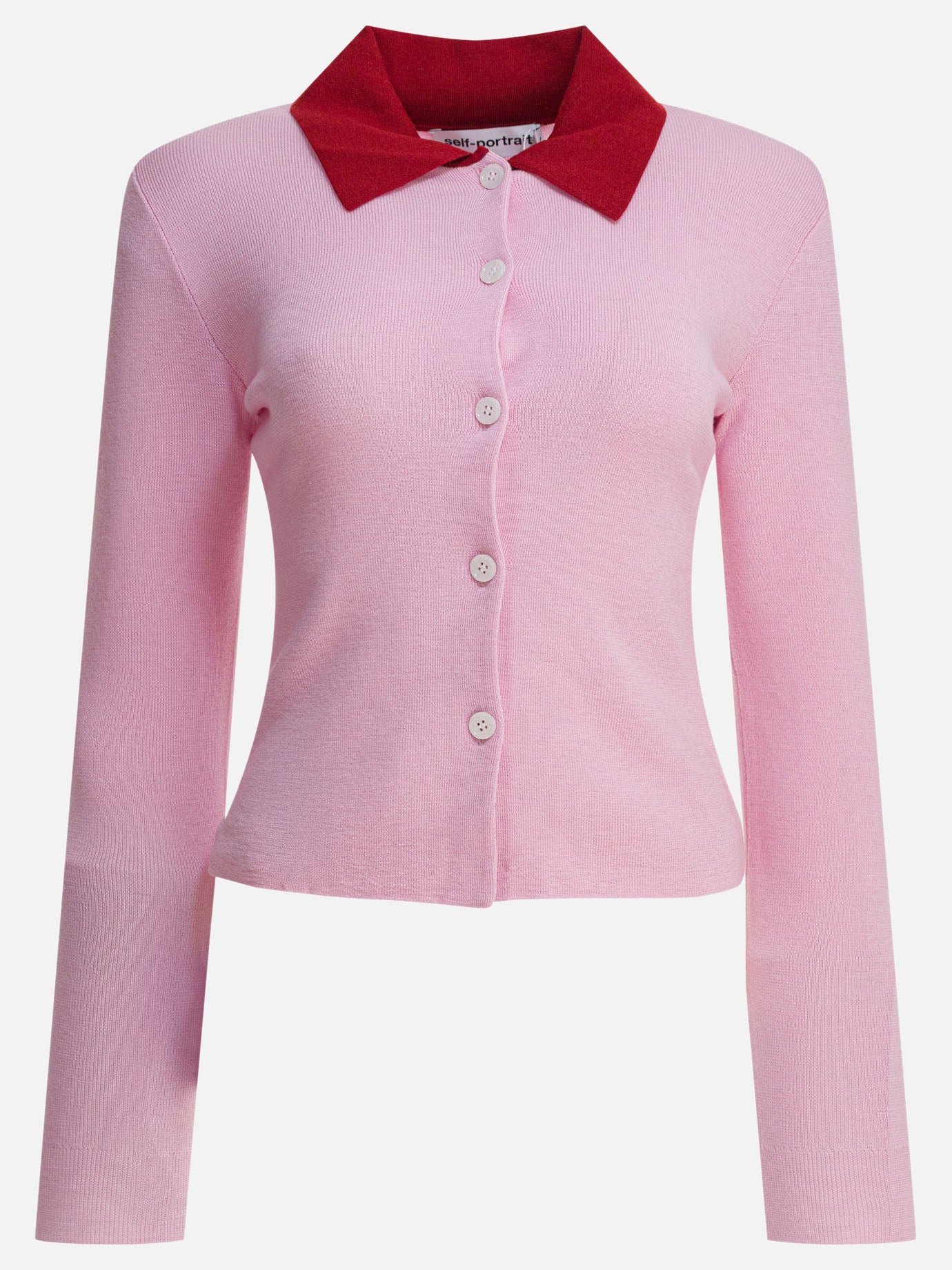 Cardigan Solid colour  Rosa - Self-portrait Donna | PDP | VIETTI Online Store | thumbnail