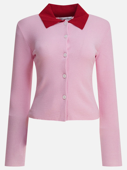 Cardigan Solid colour  Rosa - Self-portrait Donna | PDP | VIETTI Online Store 
