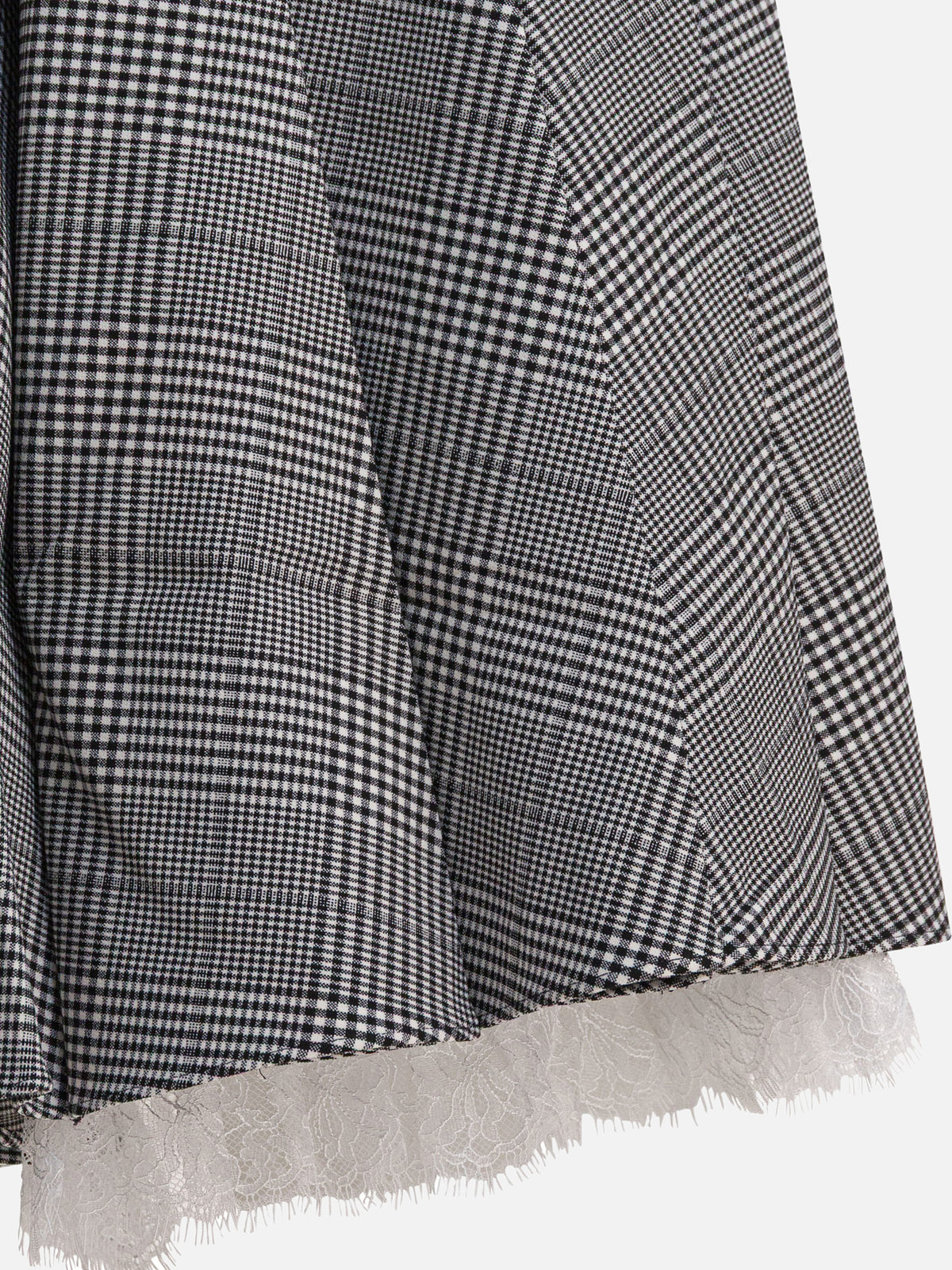 Self-portrait Pleated miniskirt Grey - VIETTI