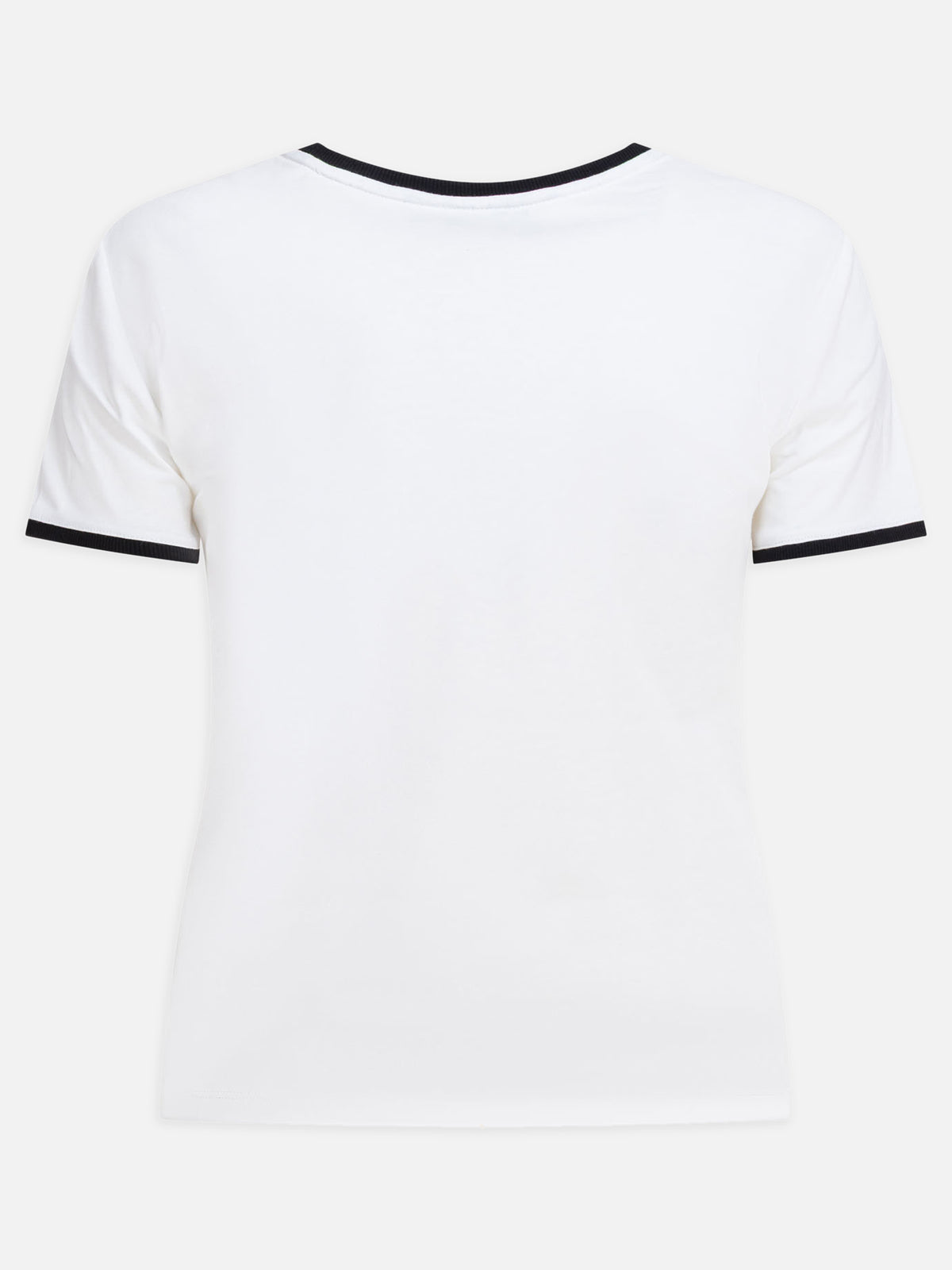 Self-portrait Crew-neck T-shirt with embroidered logo White - VIETTI