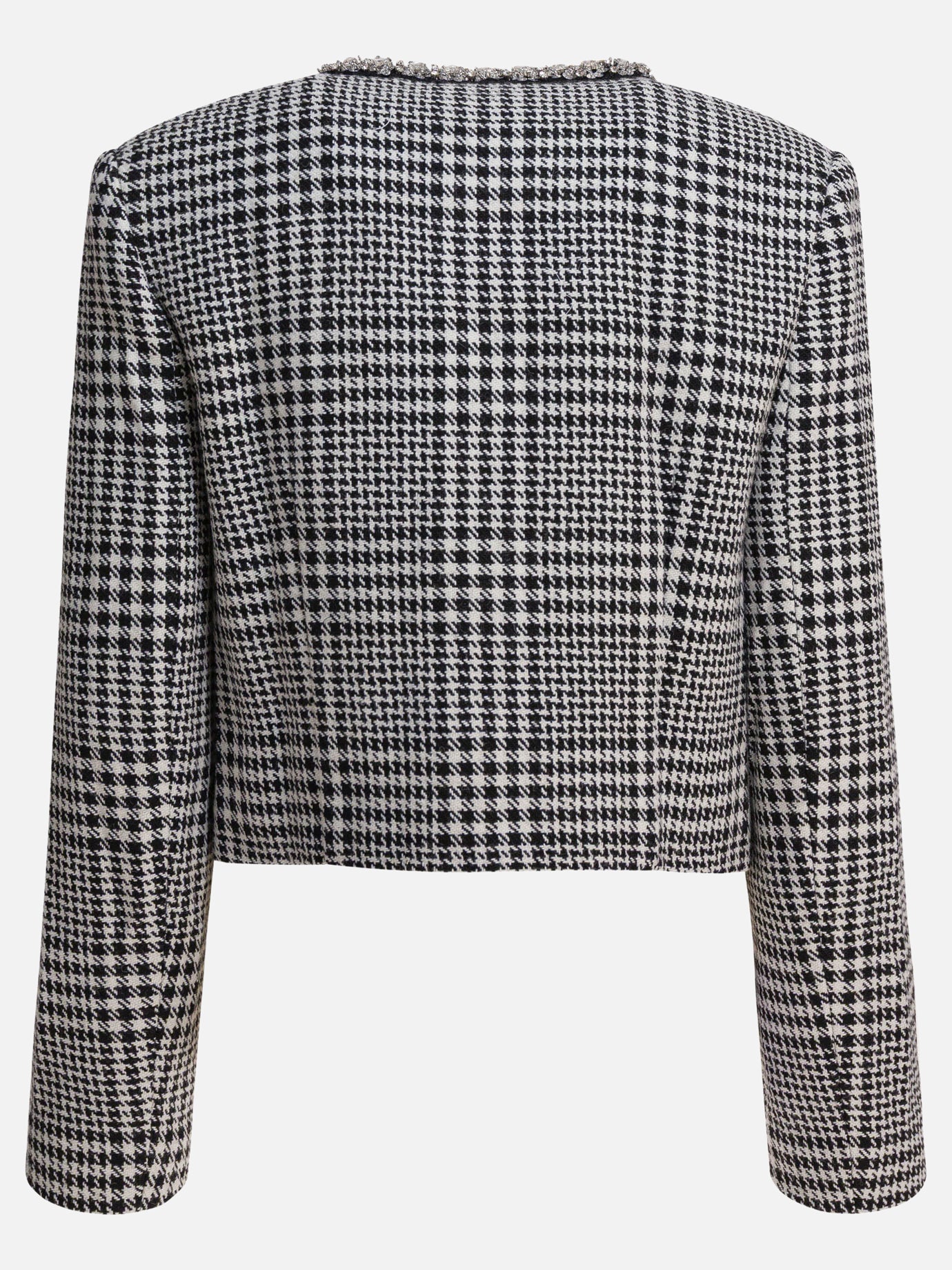 Blazer Prince of Wales  Nero - Self-portrait Donna | PDP | VIETTI Online Store | Zoom-Modal_2
