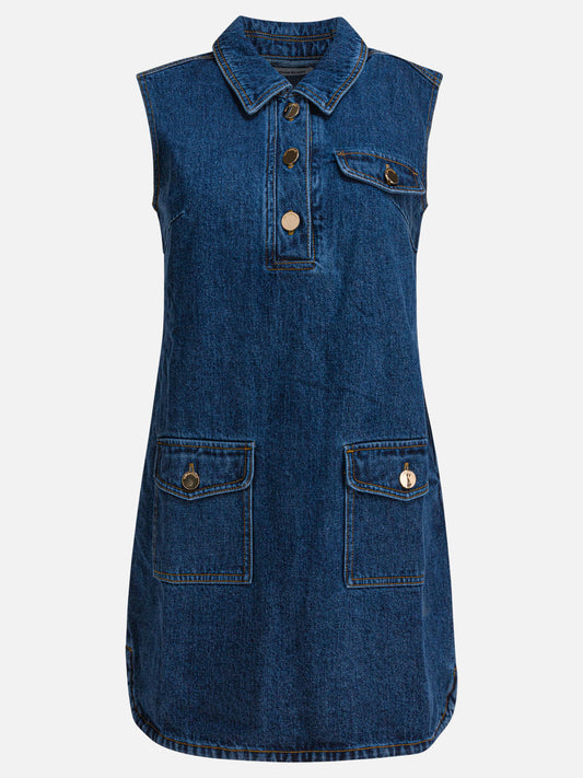 Mini dresses Solid colour  Blue - Self-portrait Women | PLP | VIETTI Online Store 
