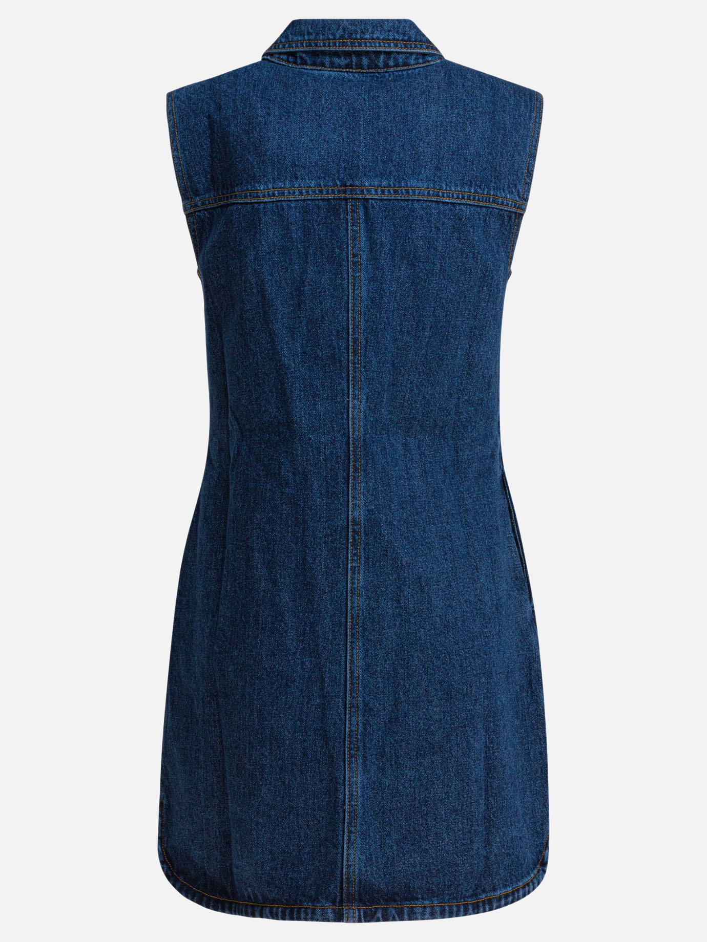 Self-portrait Short denim dress Blue - Women | VIETTI Online Store Self-portrait Short denim dress Blue - Women | VIETTI Online Store