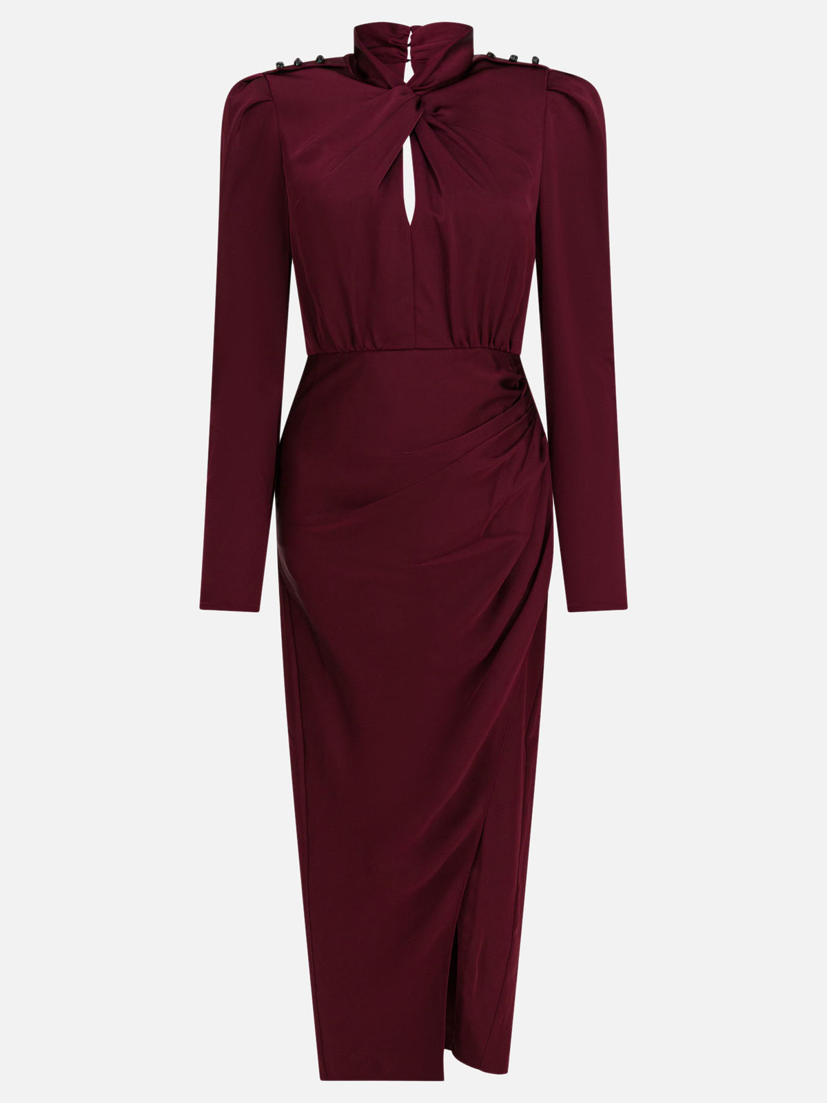 Self-portrait Satin midi dress Purple