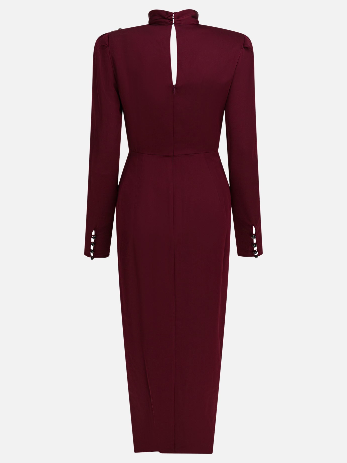 Self-portrait Satin midi dress Purple - Women | VIETTI Online Store Self-portrait Satin midi dress Purple - Women | VIETTI Online Store