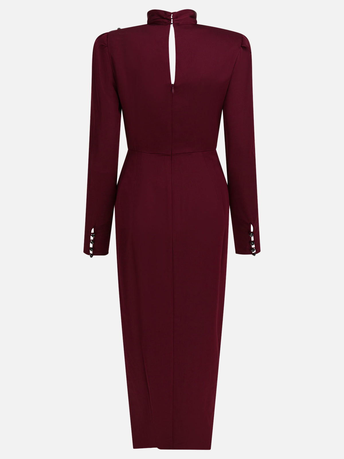 Self-portrait Satin midi dress Purple