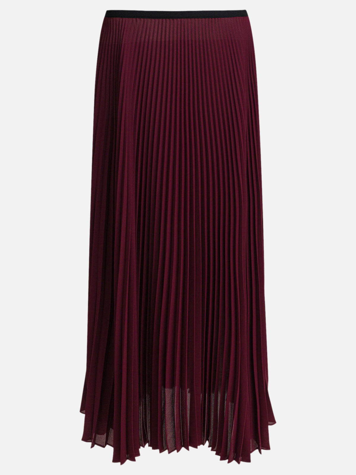 Semper Pleated skirt Bordeaux