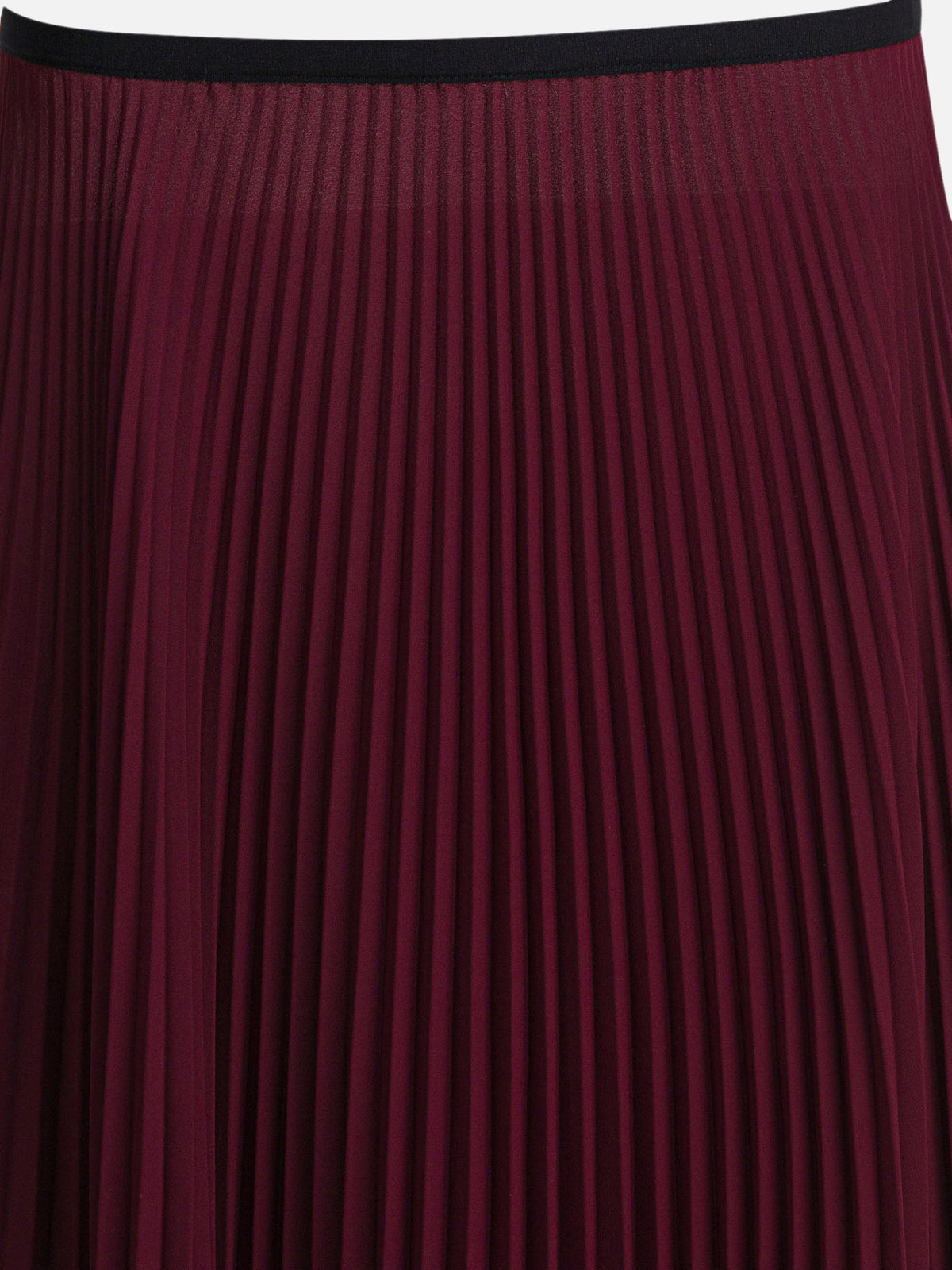 Semper Pleated skirt Bordeaux