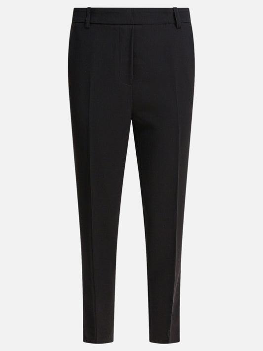 Semper Pants with elasticized waist Black

