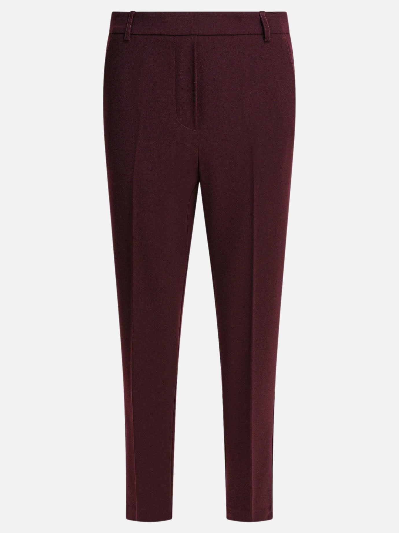 Pantaloni casual Solid colour  Bordeaux - Semper Donna | PDP | VIETTI Online Store | Zoom-Modal
