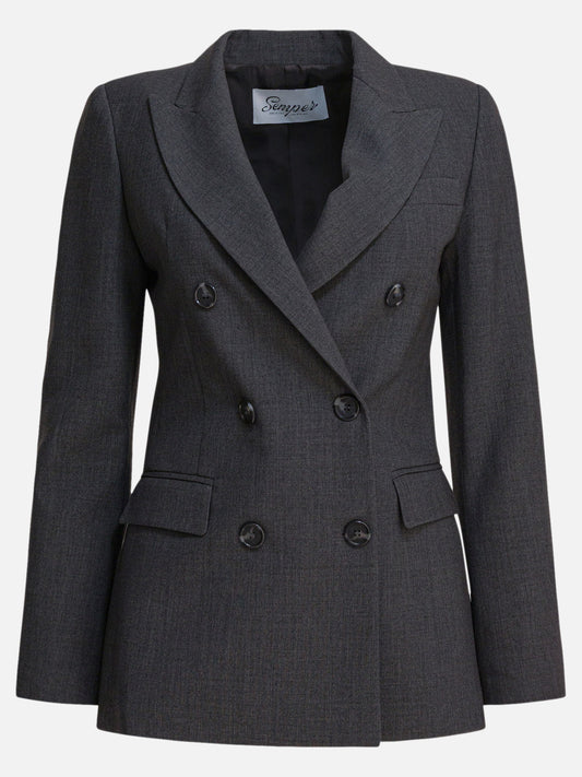 Semper Balzer double-breasted Grey

