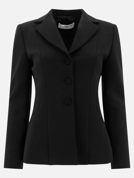 Blazer Solid colour  Nero - Semper Donna | VIETTI Online Store 
