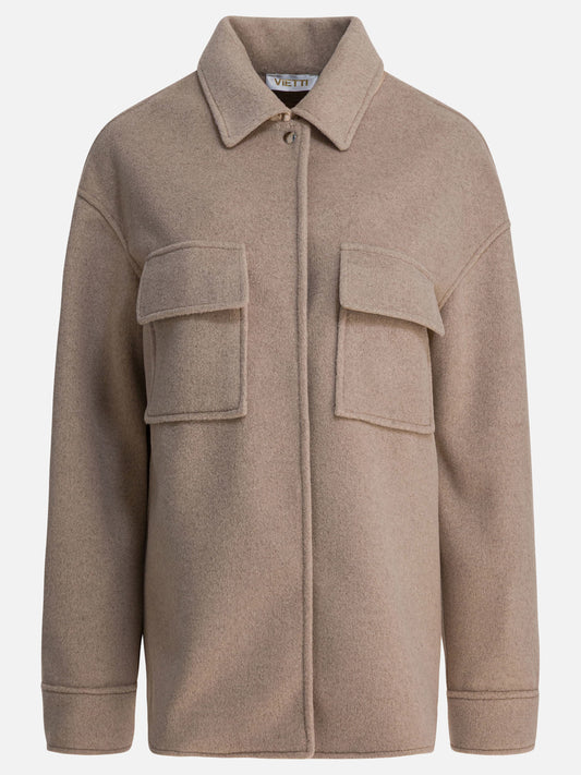 Semper Overshirt jacket with pockets Beige

