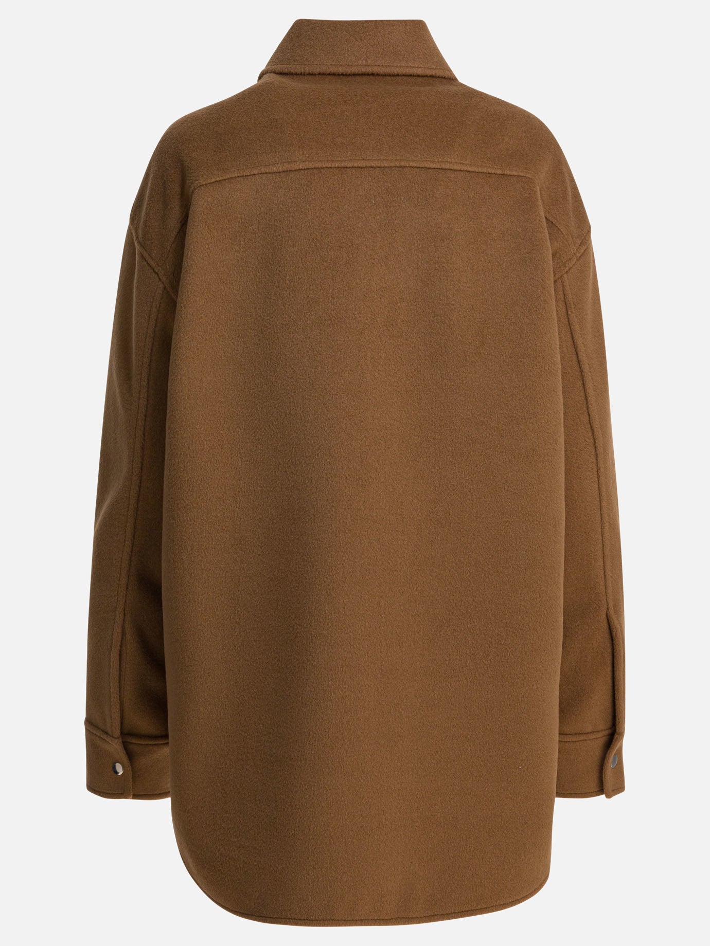 Overshirt jackets Solid colour  Brown - Semper Women | PDP | VIETTI Online Store | thumbnail_2