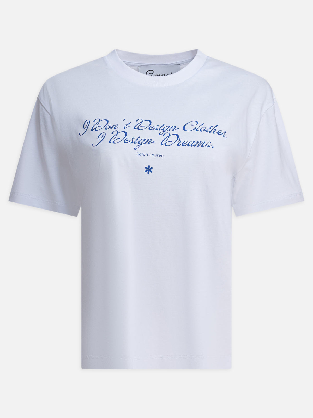 Slogan Camiseta Oversize de Diseño para Mujeres con Detalle de Slogan Camiseta Oversize de Diseño para Mujeres con Detalle de