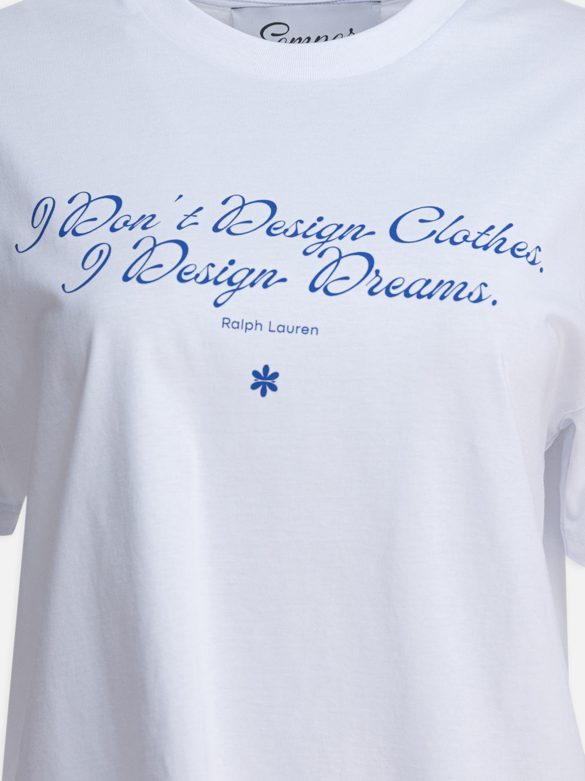 Semper T-shirt con citazione di Ralph Lauren Bianco - VIETTI