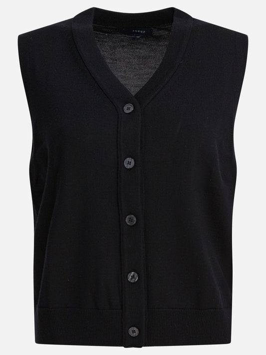 Cardigan Solid colour  Nero - Soeur Donna | PLP | VIETTI Online Store 
