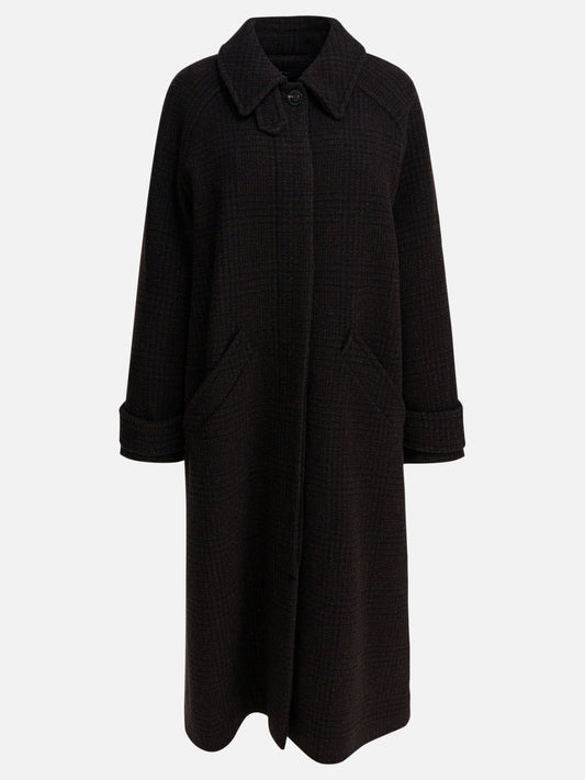 Long coats Check  Brown - Soeur Women | PDP | VIETTI Online Store 
