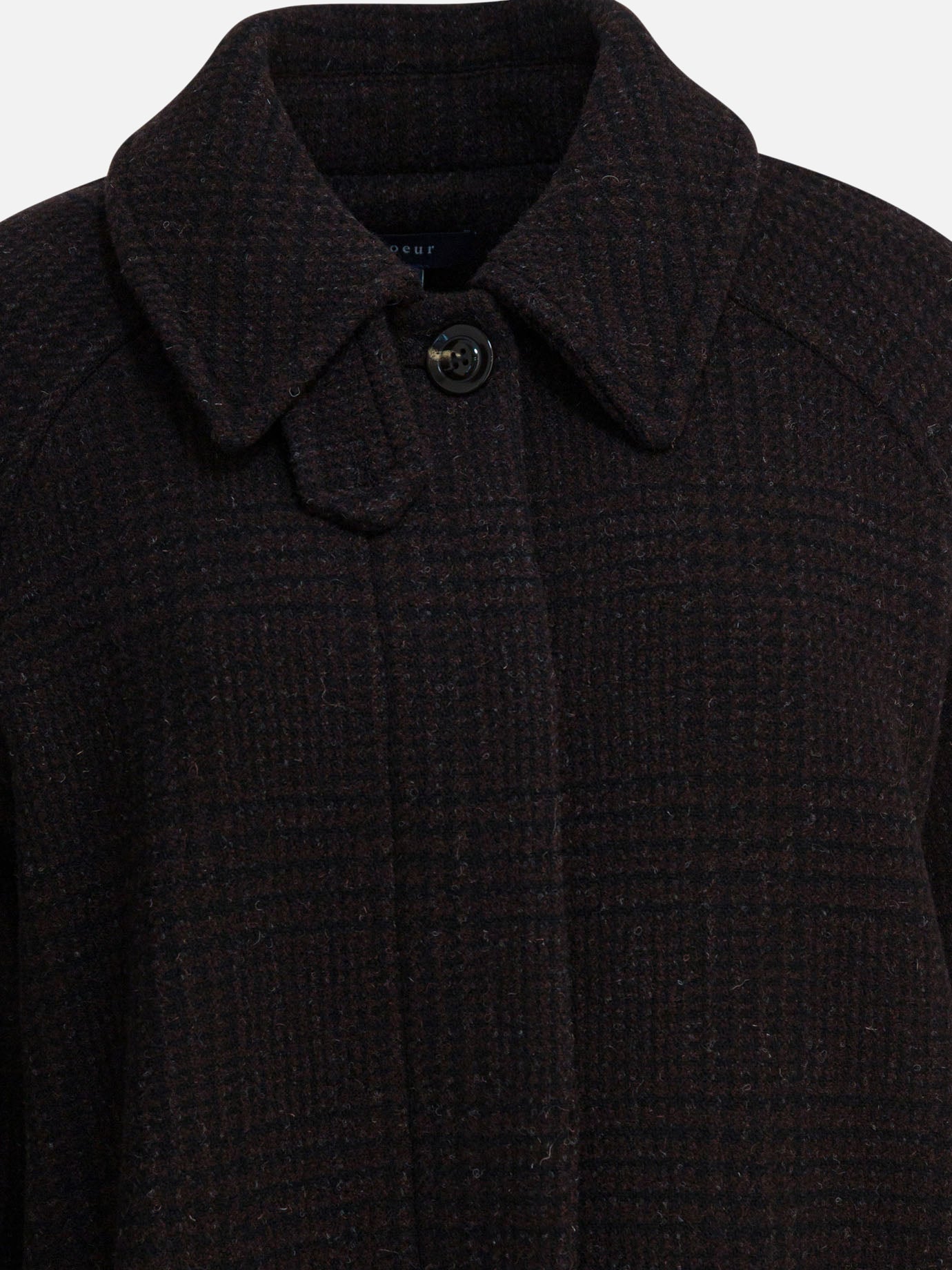 Long coats Check  Brown - Soeur Women | PDP | VIETTI Online Store | thumbnail_3