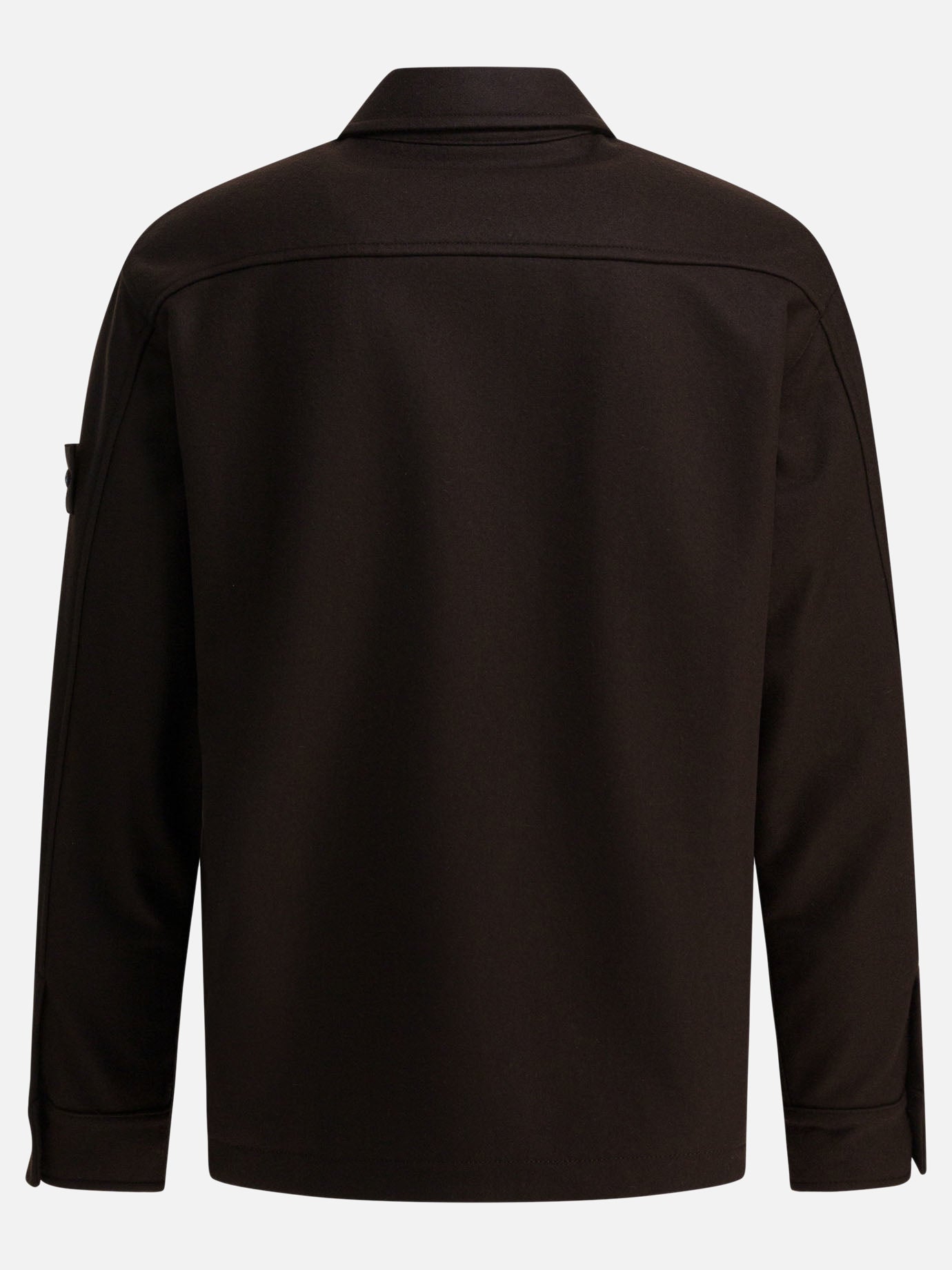 Giacche overshirt Logo  Marrone - Stone Island Uomo | PDP | VIETTI Online Store | thumbnail_2