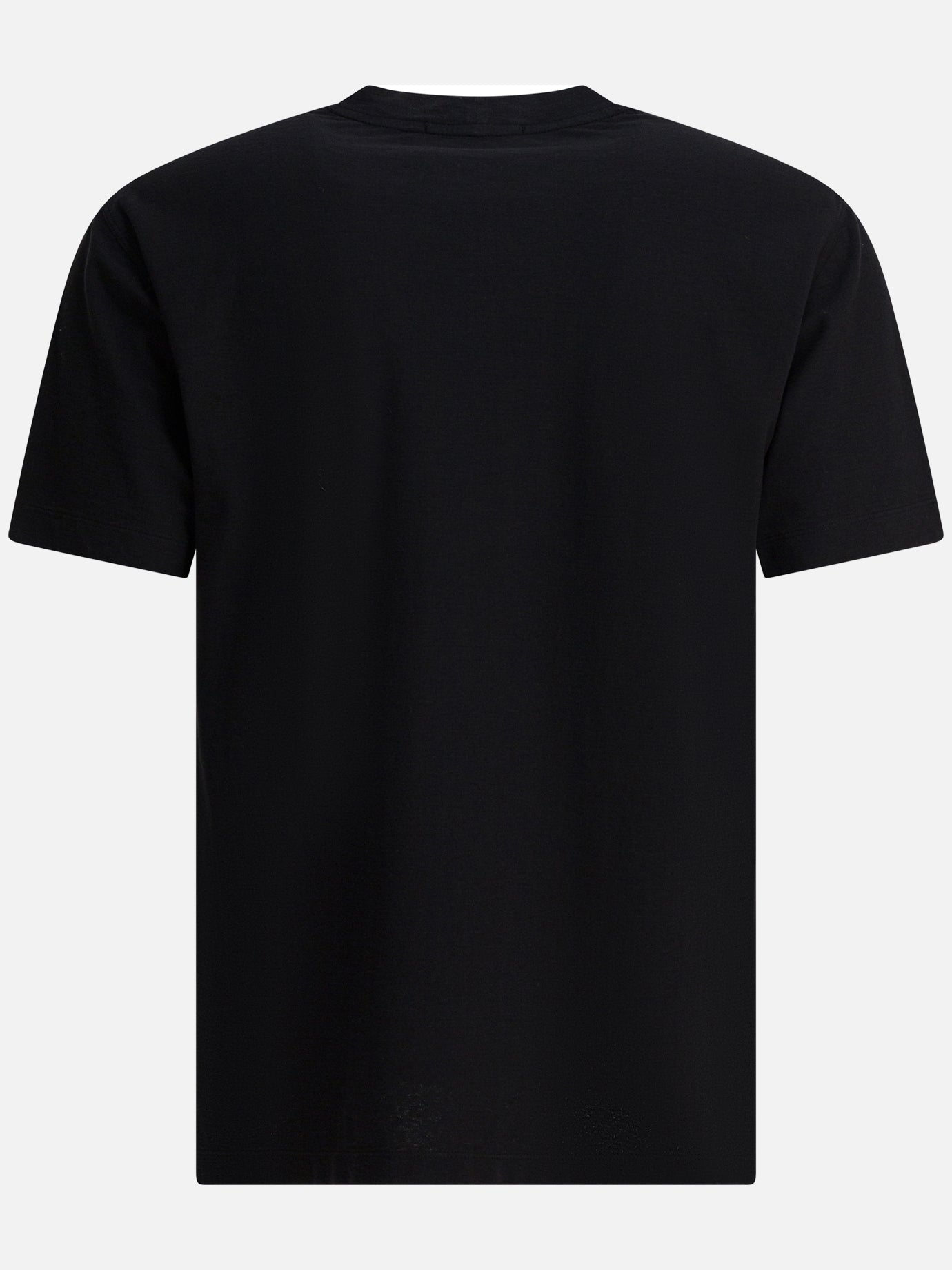 Stone Island Crew-neck t-shirt in cotton jersey Black - Men