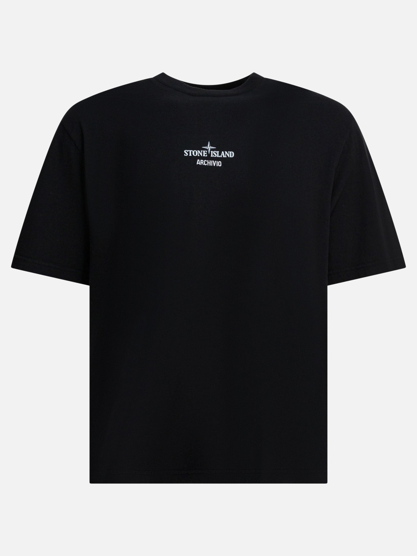 T-shirt girocollo Graphics  Nero - Stone Island Uomo | PDP | VIETTI Online Store | thumbnail