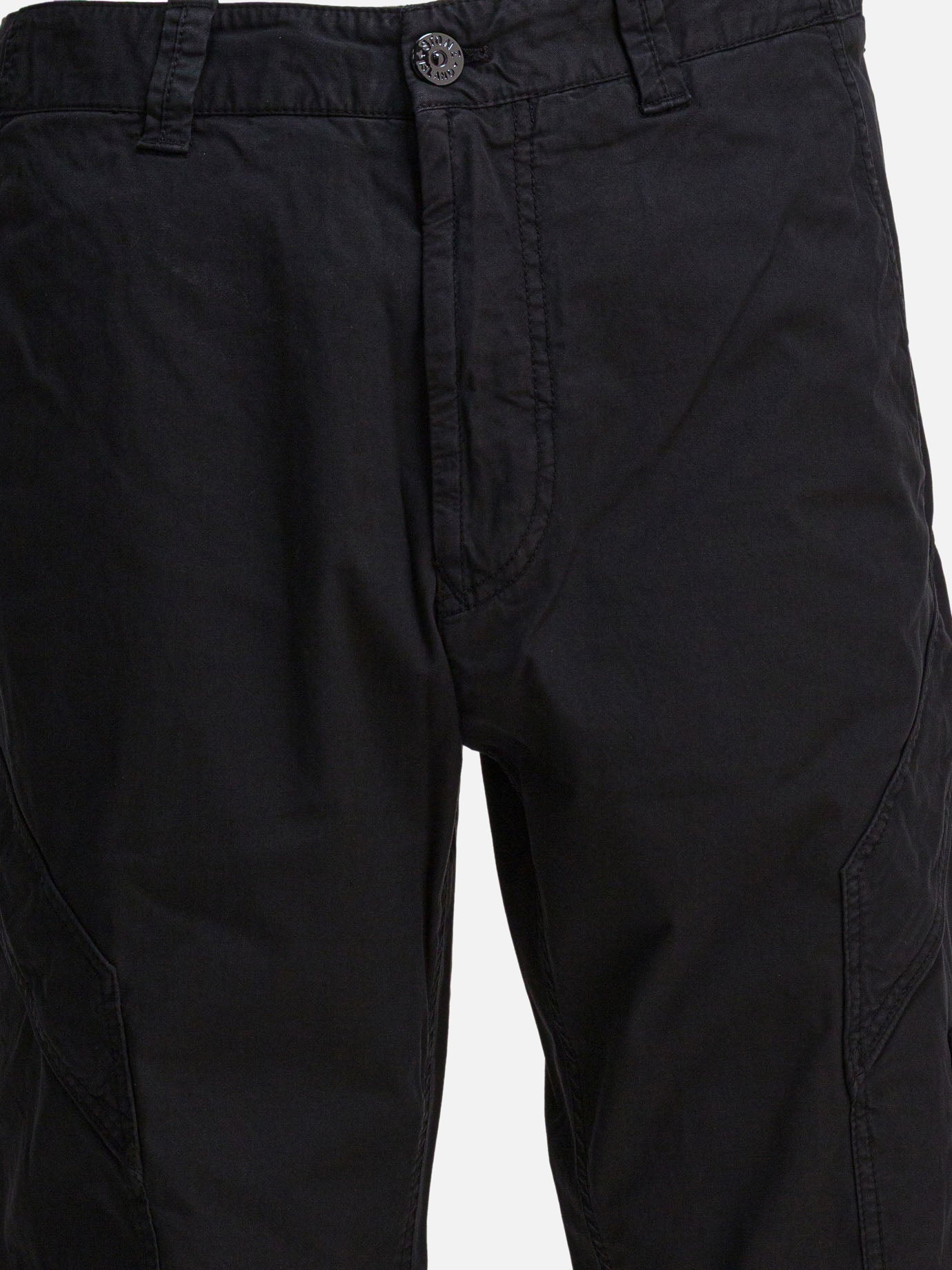 Cargo & parachute trousers Logo  Black - Stone Island Men | PDP | VIETTI Online Store | thumbnail_4