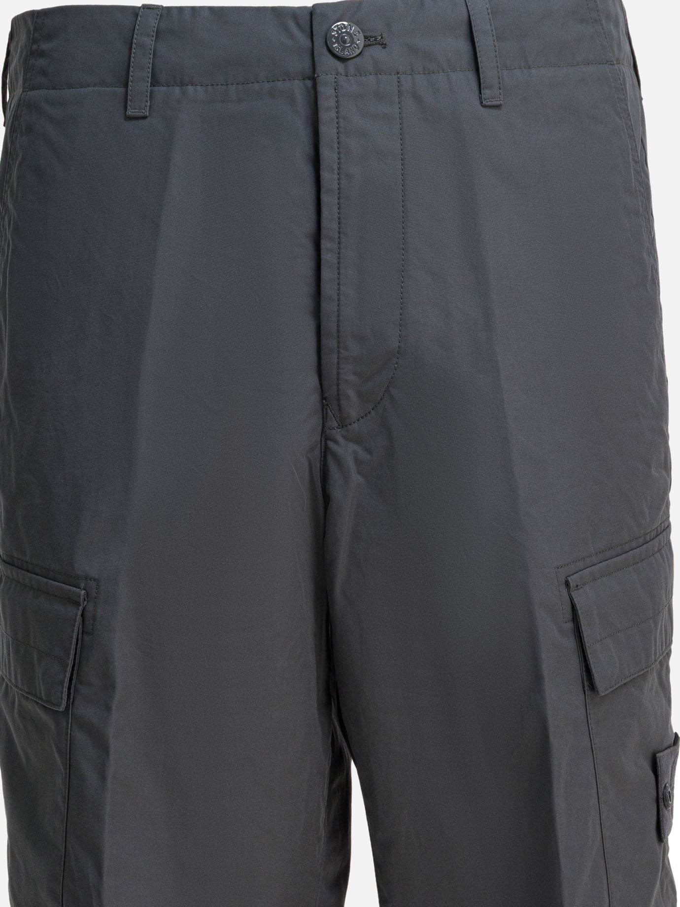 Cargo & parachute trousers Solid colour  Grey - Stone Island Men | PDP | VIETTI Online Store | thumbnail_3
