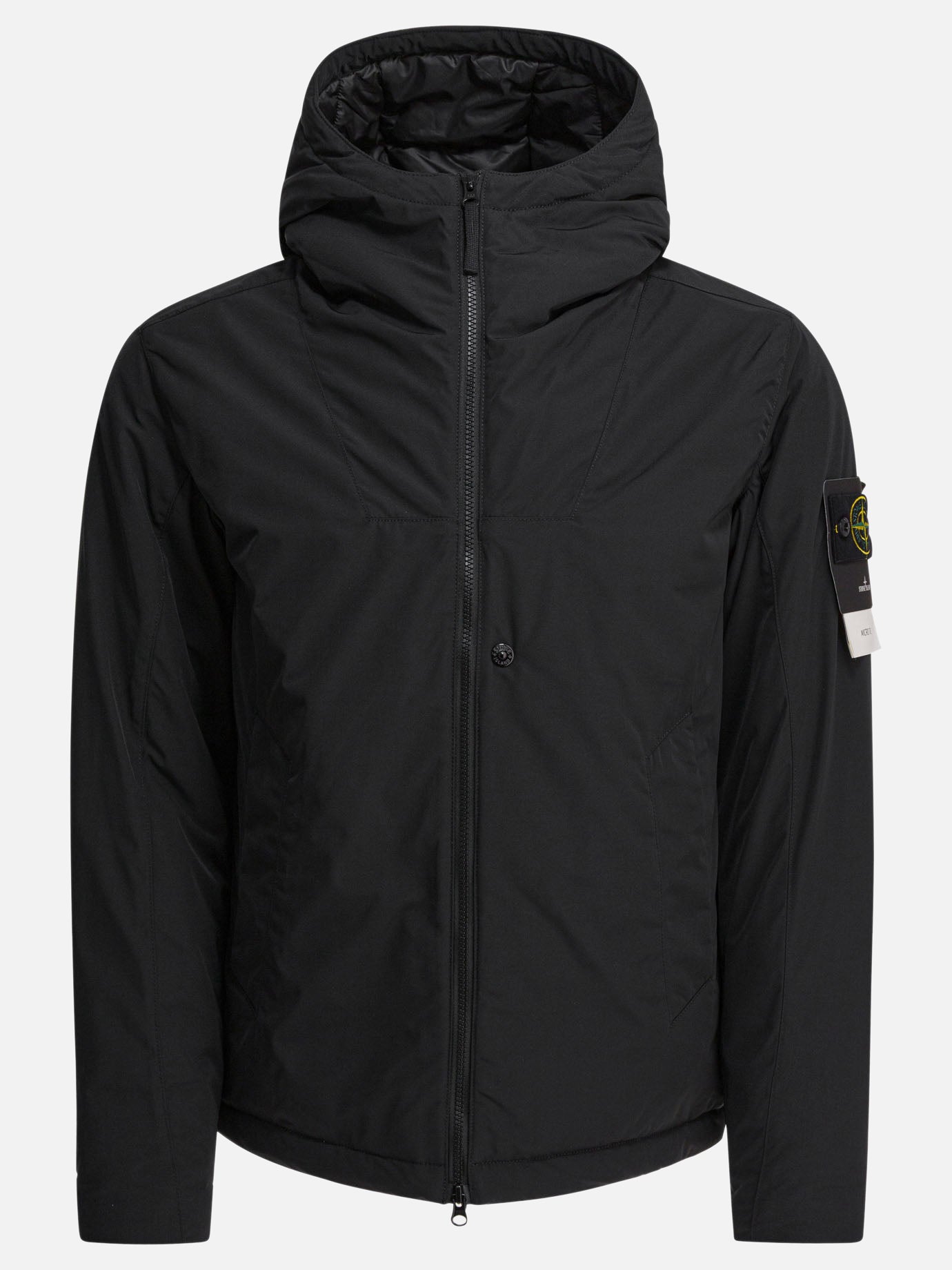 Giacche leggere & Trapuntate Logo  Nero - Stone Island Uomo | PDP | VIETTI Online Store | thumbnail