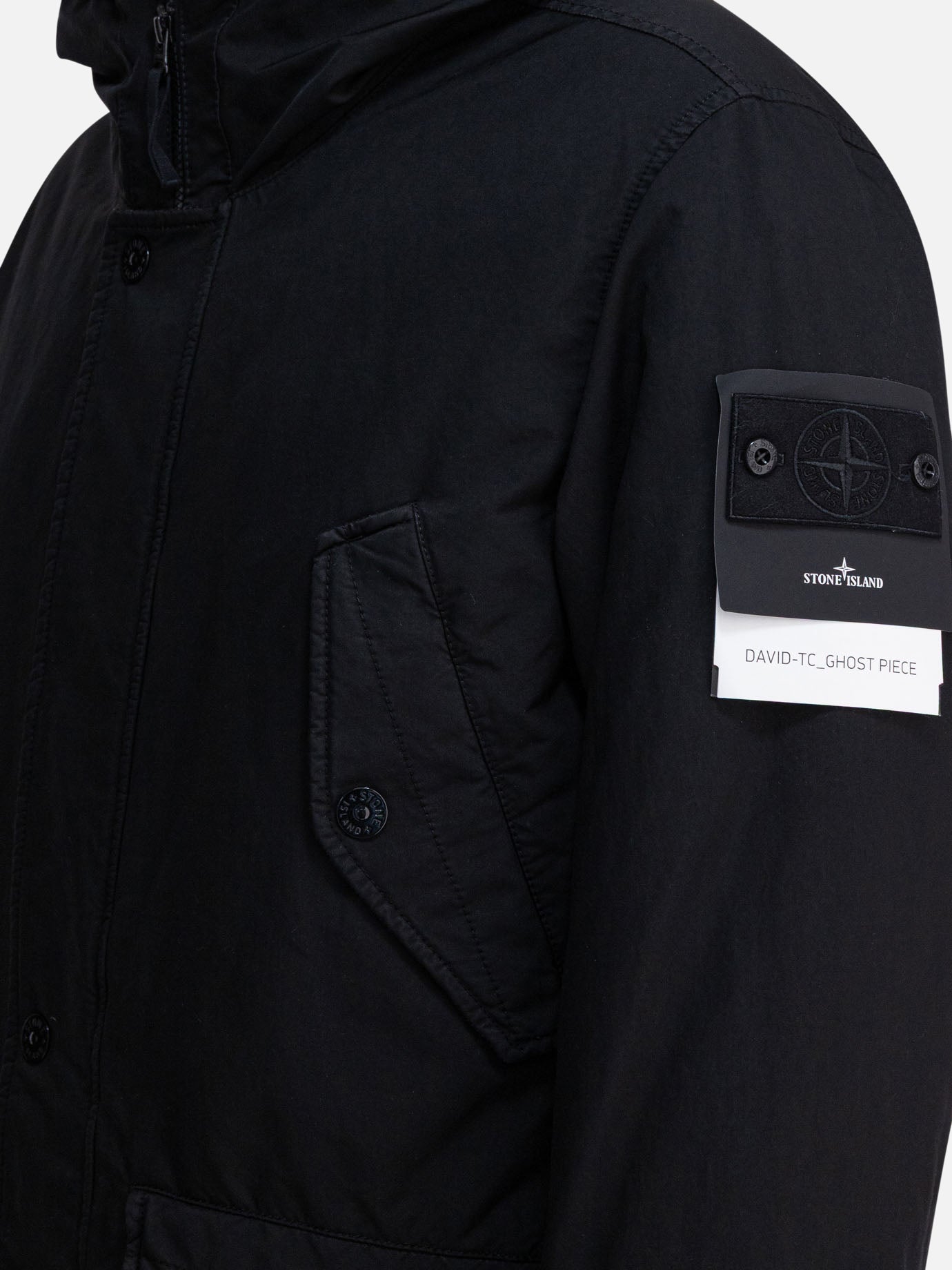 Down jackets Logo  Black - Stone Island Men | PDP | VIETTI Online Store | thumbnail_4