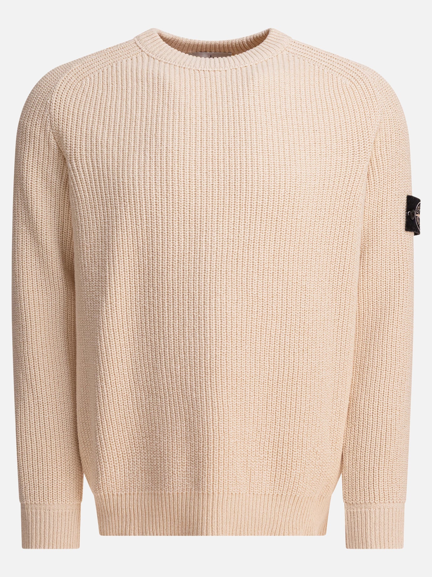 Stone Island Maglione girocollo a costine 28782592_S Beige thumbnail_1