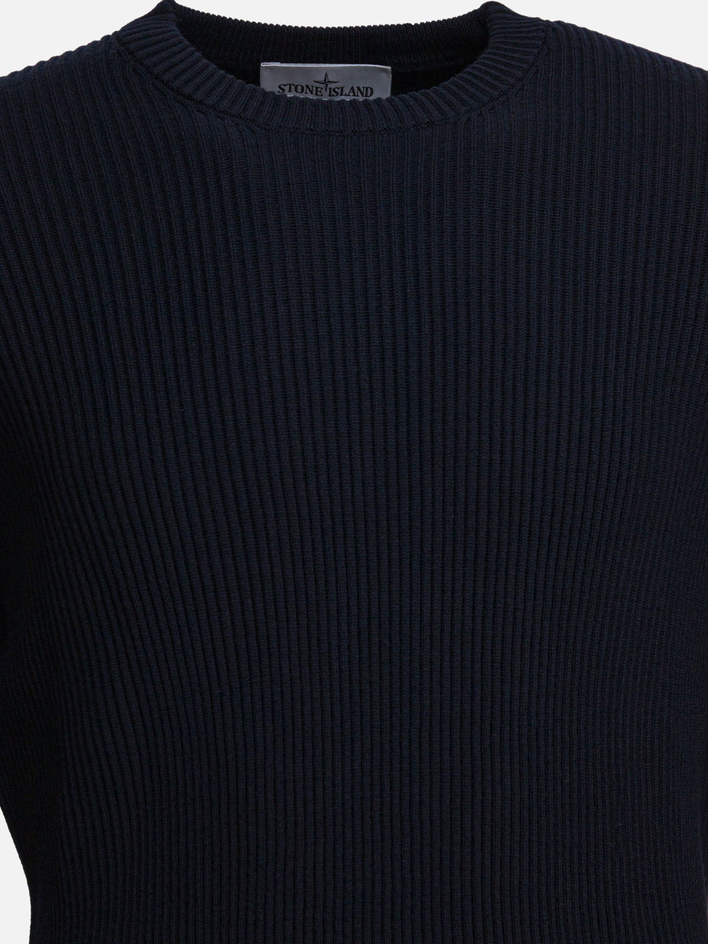 Maglioni girocollo Logo  Blu - Stone Island Uomo | PDP | VIETTI Online Store | Zoom-Modal_4
