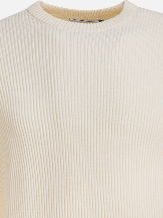 Stone Island RWS wool crew-neck sweater White

