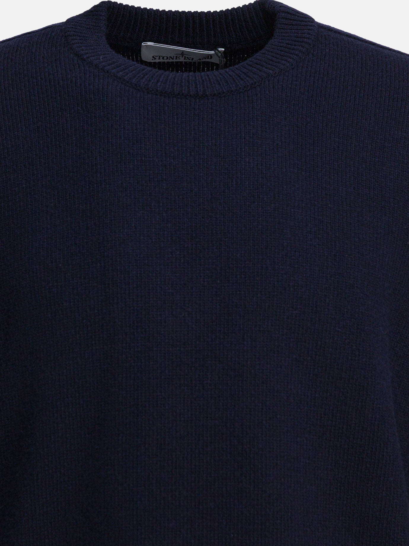 Crewneck sweaters Logo  Blue - Stone Island Men | PDP | VIETTI Online Store | thumbnail_3