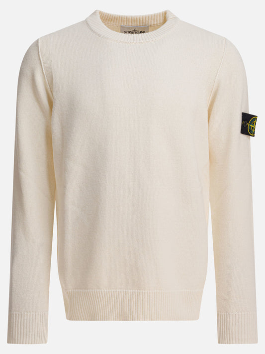 Stone Island Wool crewneck sweater 29432737_M White 1