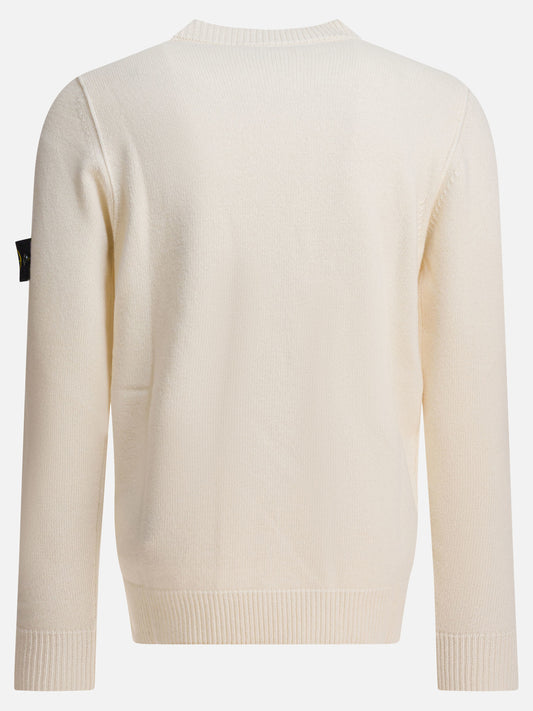 Stone Island Wool crewneck sweater 29432737_M White 2