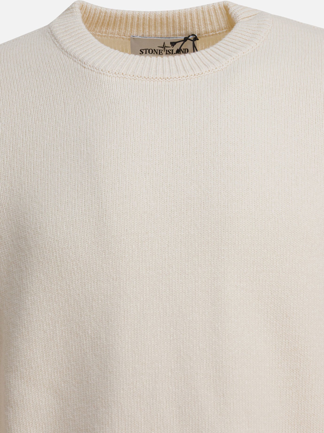 Crewneck sweaters Logo  White - Stone Island Men | PDP | VIETTI Online Store | thumbnail_3