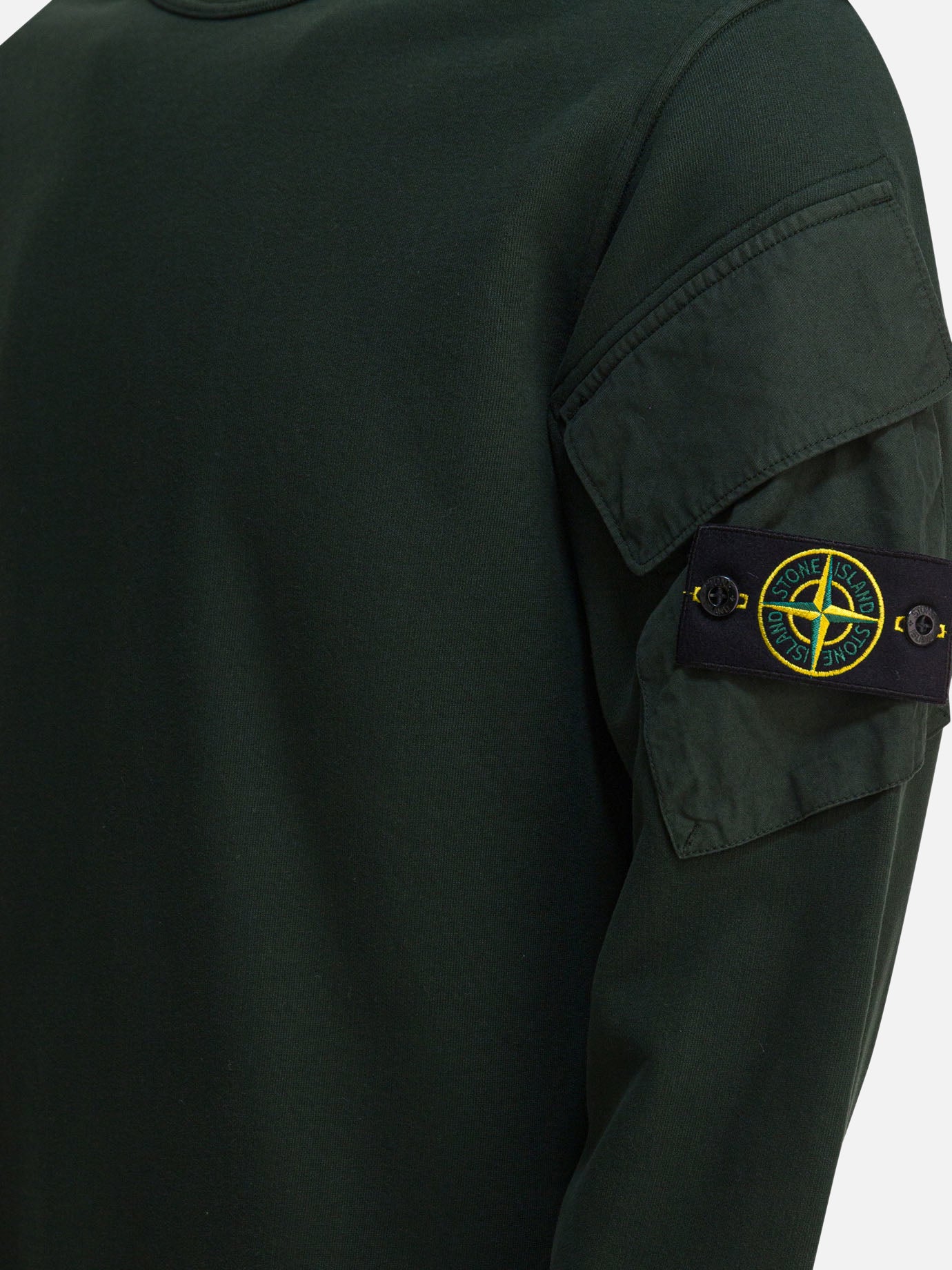 Crewnecks Logo  Green - Stone Island Men | PDP | VIETTI Online Store | thumbnail_4